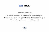 Cost of installing accessible adult change facilities · Establish the itemised unit rates of construction for an ACT location with Canberra as the base cost; ... The current BCA