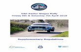 UAC Easter Stages Rally Friday 6th & Saturday 7th April 2018uaceasterstages.com/wp-content/uploads/2018/02/srs-rev-7-2018.pdf · Supplementary Regulations UAC Easter Stages Rally