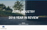 2016 YEAR IN REVIEW AUTO INDUSTRY - …16 Auto... · AUTO INDUSTRY 2016 YEAR IN REVIEW RUSSIA Google Trends and Insights