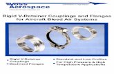 Rigid Coupling & Flanges - Voss Industriesas1895)---flanges---12-pgs.pdf · oss Aerospac LOW PROFILE RIGID V-RETAINER COUPLING Vass [Rinid with all-metal seals, for _lighflsr jcöne