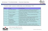 Windows 7 Fundamentals Course Overview - Generalpbdd.org/wp-content/uploads/2015/06/Windows-Fundamentals-3.0.pdf · Windows 7 Fundamentals – Course Overview ... Sony, Erickson Microsoft,