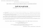 SLP spanish jun05 - Regents Examinations · Part 2 Answer all questions in Part 2 according to the directions for Parts 2a, 2b, and 2c. Part 2a Directions (1–10): There are 10 questions