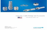 Lutze Cable Fittings and Accessories - United Automation · Lutze Inc. Cable Fittings and Accessories USA Selection Guide V. 2.8 Lutze Inc. 13330 South Ridge Dr Charlotte, NC 28273