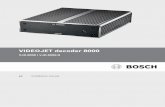 VIDEOJET decoder 8000 en - resource.boschsecurity.comresource.boschsecurity.com/documents/VJD_8000_Installation_Manual... · VIDEOJET decoder 8000 5 Safety | en Bosch Securtity Systems