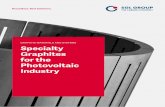 GRAPhITE MATERIALS AnD SySTEMS Specialty …€¦ · Specialty Graphites for the Photovoltaic Industry GRAPhITE MATERIALS AnD SySTEMS