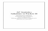 X AP Statistics Solutions to Packet 10teachers.henrico.k12.va.us/freeman/conway_b/Files/AP Stat/Unit8... · AP Statistics Solutions to Packet 10 X ... For example, a person who scores