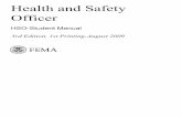 Health and Safety Officer--Student Manual Student_Manual.pdf · NFPA 1521 ® provides the ... accident prevention, emergency incident operations, ... The Duties and Responsibilities
