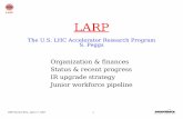 Organization & finances Status & recent progress IR ... · Organization & finances Status & recent progress IR upgrade strategy Junior workforce pipeline. ... Rossi & Todesco.