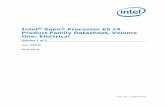 Intel Xeon Processor E5 v4 Product Family Datasheet ... · Intel® Xeon® Processor E5 v4 Product Family Datasheet, Volume One: Electrical Volume 1 of 2 Rev. 003US June 2016 Order