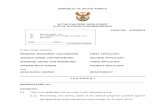 REPUBLIC OF SOUTH AFRICA IN THE GAUTENG HIGH … · IN THE GAUTENG HIGH COURT (LOCAL DIVISION JOHANNESBURG) ... on a security guard at ... In order to facilitate a disciplined legal