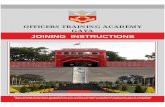 OFFICERS TRAINING ACADEMY GAYA - Join Indian Army.joinindianarmy.nic.in/writereaddata/Portal/Images/pdf/JOINING... · the next few months at the Officers Training Academy, Gaya. ...