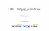 I-SEM Technical Liaison Group Presentation 20170126.pdf · I-SEM – Technical Liaison Group Ref: TLG.008 1 NEMO Systems ... (ComTrader-2G.exe). To use this version, user must have