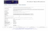 EGG YOLK POWDER - Heat Stable - PARMOVO EYP HS.pdf · Product Specifications Parmovo Srl – 43052 COLORNO (Parma) – Frazione Sanguigna , 21 – Tel . 0039 0521816421 – Fax 0039