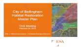 City of Bellingham Habitat Restoration Master Plan - COB … · City of Bellingham Habitat Restoration Master Plan TAG Meeting February 26, 2013 ... Conceptual Model Memo Contents