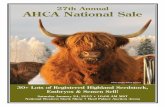 2015 SALES CATALOG - Highland cattle SALES CATALOG low res.pdf · SaturdayJanuary24,2015•10:00AMMST NationalWesternStockShow•BeefPalaceAuctionArena PhotoCredit:RiikkaPalonen.