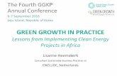 GREEN GROWTH IN PRACTICE - …€¦ · Green growth (smart agriculture, clean energy, cleantech) Affiliatedwith Financial distribution channels, mobile money Environmental & Social