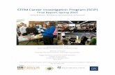 STEM Career Investigation Program (SCIP) REPORT 2015.… · STEM Career Investigation Program (SCIP) Final Report, ... background, her research experience in Forensic Science, and