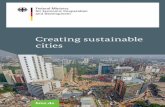 Creating sustainable cities - bmz.de · Creating sustainable cities bmz.de ... increasing air pollution, ... for more than 85 per cent of all parcels of land, ...