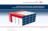 FINANCIAL MODEL FOR RENEWABLE ENERGIES · POWER PURCHASE AGREEMENTS: FINANCIAL MODEL FOR RENEWABLE ENERGIES Berlin, 16.02 .2018 White Paper Authors F. Huneke, S. Göß J. Österreicher