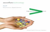 Electronics Applications - Accenture€¦ · Completing a life insurance or ... customer interactions, ... effectively throughout the duration of the relationship.