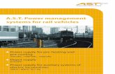 A.S.T. Power management systems for rail vehicles · A.S.T. Power management systems for rail vehicles ... (11 kV, 15 kV or 25 kV) or ... memory can be read out at any time via modem