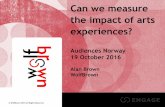 Intrinsic Impact Can we measure the impact of arts ...norskpublikumsutvikling.no/assets/files/Impact-Briefing-Norway.pdf · Intrinsic Impact Can we measure the impact of arts experiences?