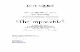 impossible quartet 4.16.11Drums - Violin 1 - Dave Soldierdavesoldier.com/scores/StringQuartet/impossible quartet 4.19... · String Quartet #1 opus 3 ... ” approach should be used,