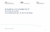 EMPLOYMENT STATUS CONSULTATION … · General information 5 General information Respond by: Friday 1st June 2018 Enquiries to: Employment Status Consultation Department for Business,