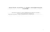 WATER SUPPLY AND SEWERAGE CODE - ERRU · WATER SUPPLY AND SEWERAGE CODE ... General Director of General Directorate of Water Supply and Sewerage Sector ... Petrit Tare have worked