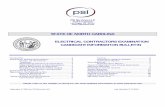 STATE OF NORTH CAROLINA ELECTRICAL ...ncbeec.org/wp-content/uploads/2016/06/ONLINE-2016PSIExam...STATE OF NORTH CAROLINA ELECTRICAL CONTRACTORS EXAMINATION CANDIDATE INFORMATION BULLETIN