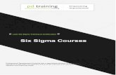 Six Sigma Courses - Professional development .Six Sigma Courses Lean Six Sigma Introduction Lean