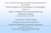 Core Carbon Storage and Monitoring Research (CCSMR) … Library/Events/2016/fy16 cs rd/Thur... · Mastering the Subsurface Through Technology, ... –Quantification of CO2 is improved