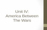 Unit IV: America Between The Wars - Login - myCSU ... · Ernest Hemingway •The term “Lost Generation” was coined by Hemingway •Wrote: The Old Man in the Sea •A Farewell