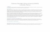Game Design Document (GDD) Lonely Party - Amazon S3 · Game Design Document (GDD) Lonely Party Logline A socially anxious student must get through the remaining 30 minutes of a party,