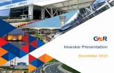 Pitchbook US template - GMR Groupinvestor.gmrgroup.in/pdf/GMR Infrastructure - Investor Presentation...Over the last 33 years has successfully led the GMR group, creating infrastructure