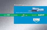 Ideal for today’s compact electronics BULLETIN · MPF-2 PennEngineering • TYPE MPP™ SELF-CLINCHING microPEM® PINS Ideal for micro positioning and alignment applications -PAGE
