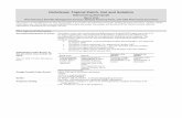 Diclofenac Topical Patch Gel Solution Monograph · Diclofenac Topical Patch, Gel and Solution National Drug Monograph ... prostaglandin synthesis, primarily by nonselectively inhibiting