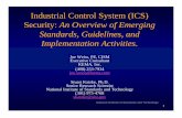 Industrial Control System (ICS) - Security Conference, …€¦ ·  · 2006-12-13Industrial Control System (ICS) ... • Used in all process control and manufacturing processes including