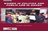 WOMEN IN POLITICS - Bibliothek der Friedrich-Ebert-Stiftunglibrary.fes.de/pdf-files/bueros/ghana/02989.pdf ·  · 2005-10-05FOREWORD WOMEN IN POLITICS AND PUBLIC LIFE _____1 ...