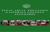 Texas AEL Content Standards - Texas Workforce …twc.state.tx.us/files/news/texas-ael-content-standards-twc.pdfwidely accepted performance indicators for college and . Goals of Standards-Based