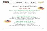 THE BOOSTER LINE - Greene County Government | … County Sheriff’s Department ... please send a note to The Booster Line, ... A single fire department serving a rural area or rural