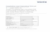 Installation and Operating Manual T… (with GPK-X) Turbo ...voith.com/corp-en/3626-011701_en_Rev.7.pdf · 8.1 Functioning of GPK-X (all-metal disk pack coupling) 39 8.2 Tools 40