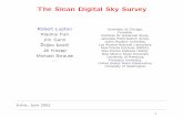 The Sloan Digital Sky Survey - astro.princeton.edurhl/Talks/NAS.pdf · The Sloan Digital Sky Survey Robert Lupton Xiaohui Fan ... namely that part away from the Milky Way, ... The
