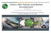 China’s NEV Policies and Market - College of LSA · China’s NEV Policies and Market ... o The Online China Carbon Registry for Enterprises to Calculate & Report ... In 2015 China’s