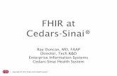 FHIR at Cedars-Sinai®bucket.hl7.org/events/fhir/roundtable/2017/presentations/A2.Ray... · FHIR at Cedars-Sinai ... ChoiceMap ChoiceMap is building a tool to help clinicians and
