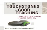 The 12 touchstones good - ASCD · touchstones good teaching of A Checklist for Staying Focused Every Day The 12 ... Engines 1, 3, and 4 were degraded as well. According to de Crespigny,