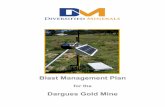 Blast Management Plandivminerals.com.au/.../09/20170116-Blast-Management-Plan-FINAL.pdfBlast Management Plan Document No. DGM – 040508 - BlastMP BIG ISLAND MINING LIMITED Dargues