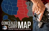 CONCEALED CARRYMAP - …€¦ · New Mexico New York North Carolina North Dakota Ohio ... not attempt to prohibit the possession, manufacture or ... some form of concealed carry.