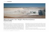 Metakaolin for High-Performance Concrete - The … The Masterbuilder - July 2012 • Metakaolin for High-Performance Concrete C ement concrete is the most extensively used con-struction