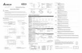 Instruction Sheet - deltaww.com This instruction sheet only provides introductory information on electrical specification, functions, wiring, trouble-shooting and peripherals. For